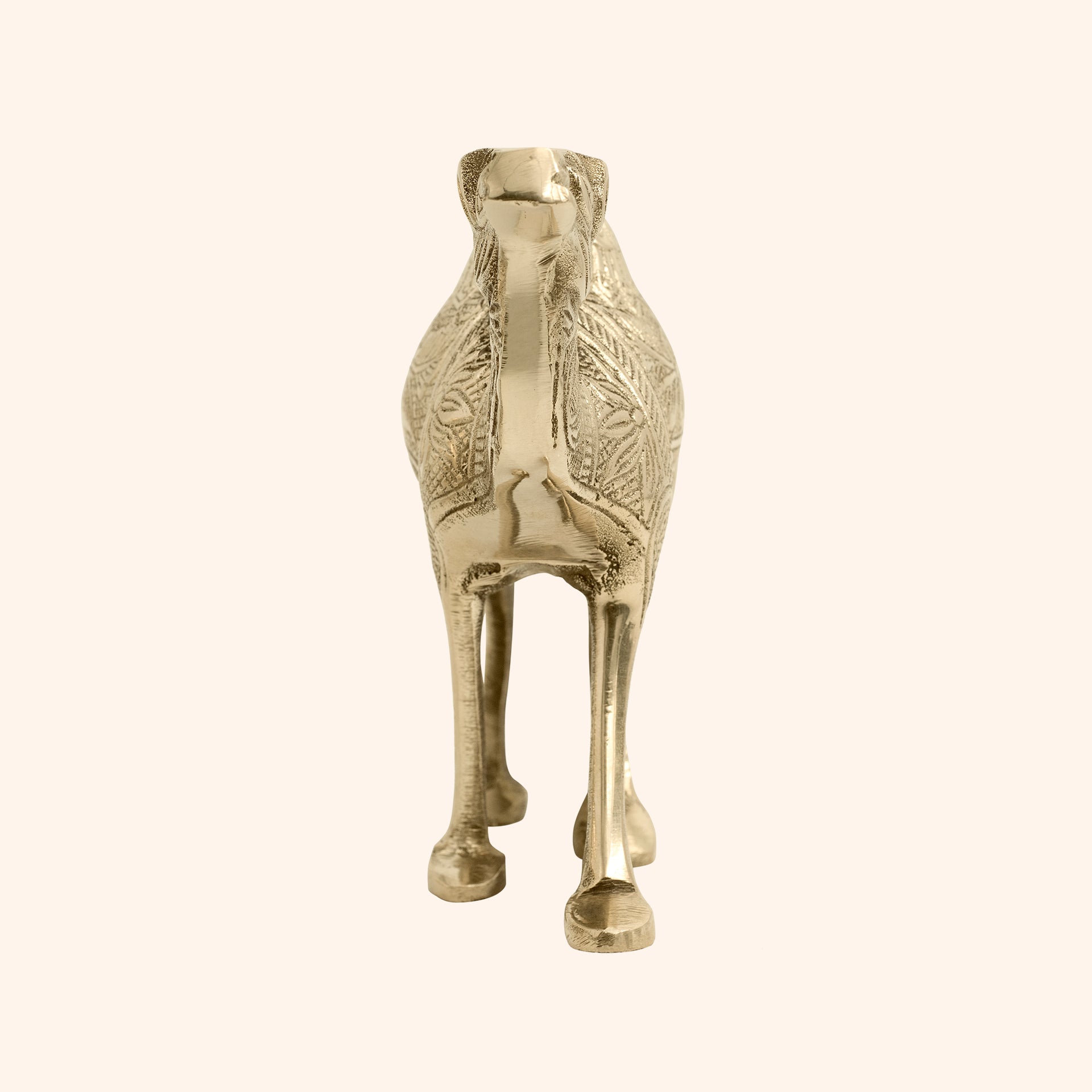 VASTU VARDAN BRASS DESIGN CAMEL STATUE