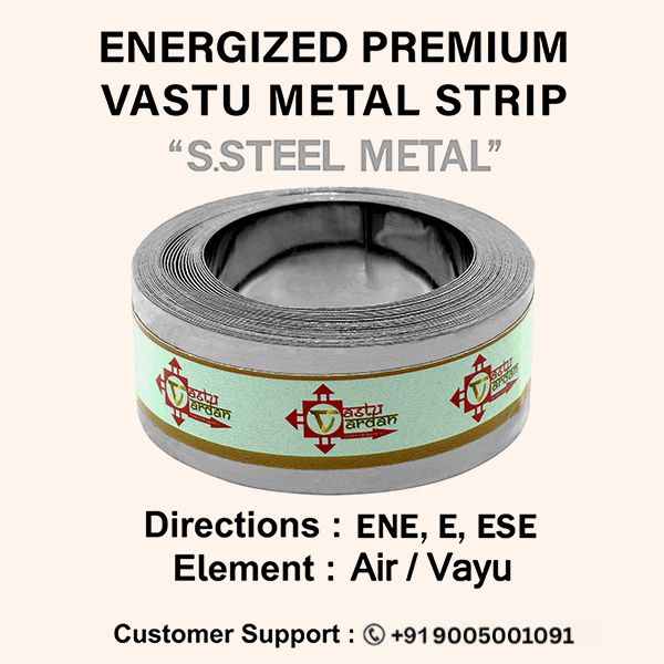 VASTU VARDAN 12 FEET 0.75 STAINLESS STEEL STRIP