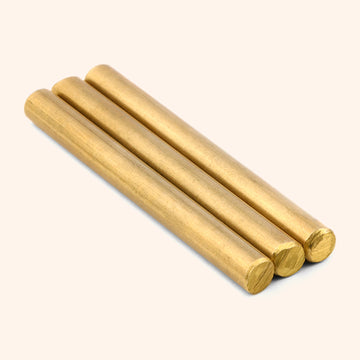 VASTU BRASS ROUND STUD 3 INCH 8 MM SET 3