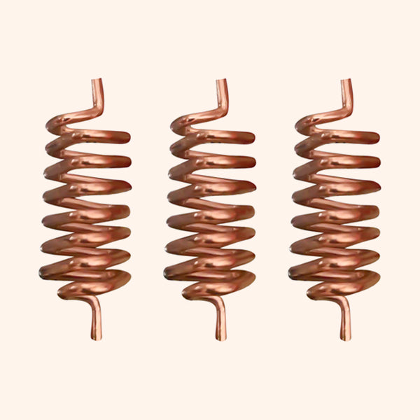 COPPER ANTI CLOCKWISE SPRING SET 3