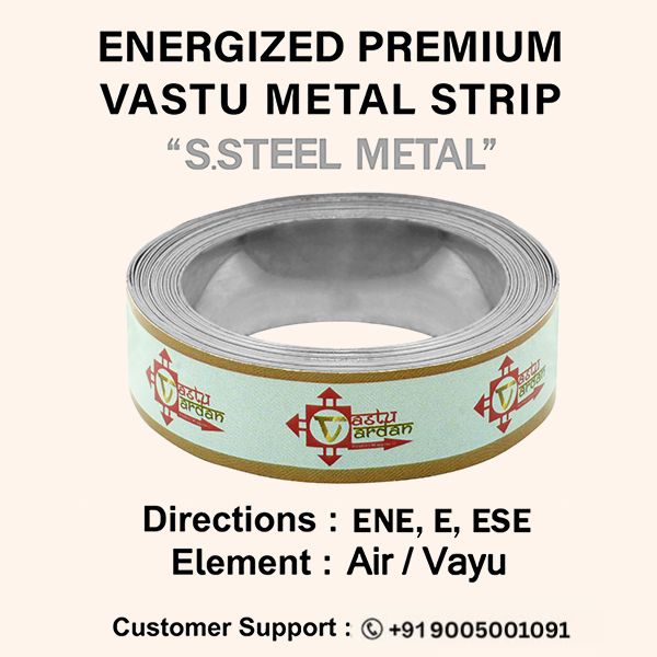 VASTU VARDAN 12 FEET 0.5 INCH STAINLESS STEEL STRIP