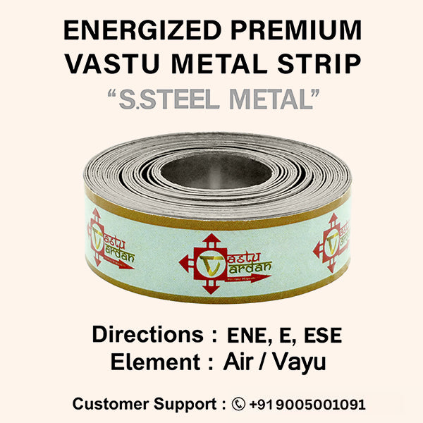 VASTU VARDAN 8 FEET 0.5 INCH STAINLESS STEEL STRIP