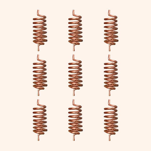 COPPER CLOCK WISE SPRING SET 9