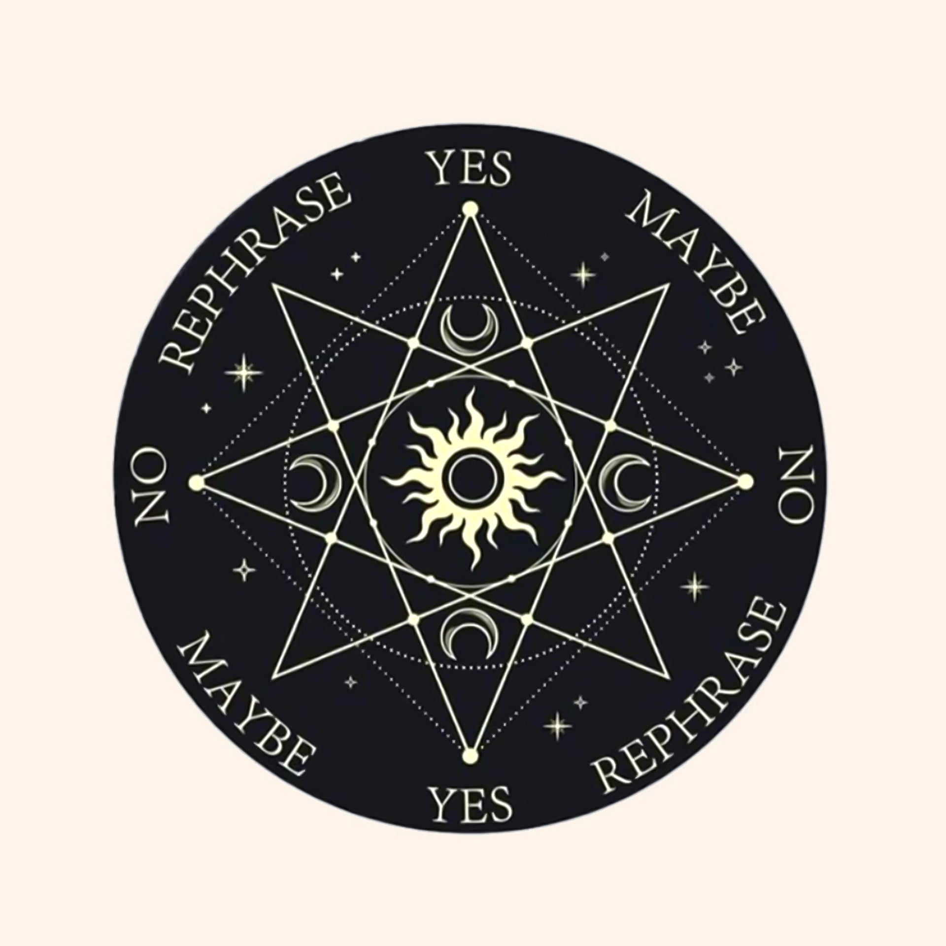 VASTU VARDAN SUN DOWSING BOARD 6 INCH WITH BRASS PENDULAM ASSORTED