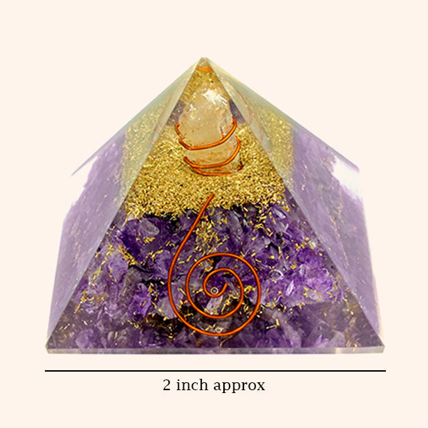 2 INCH AMETHYST CRYSTAL PYRAMID