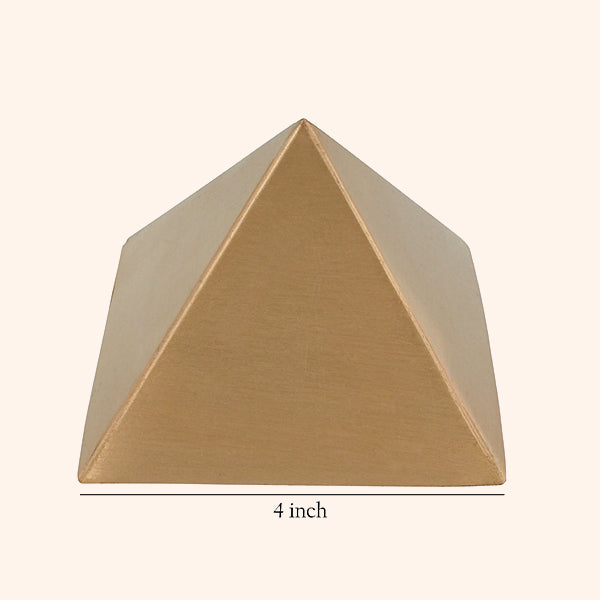 COPPER HOLLOW PLAIN PYRAMID 4 INCH SET 9