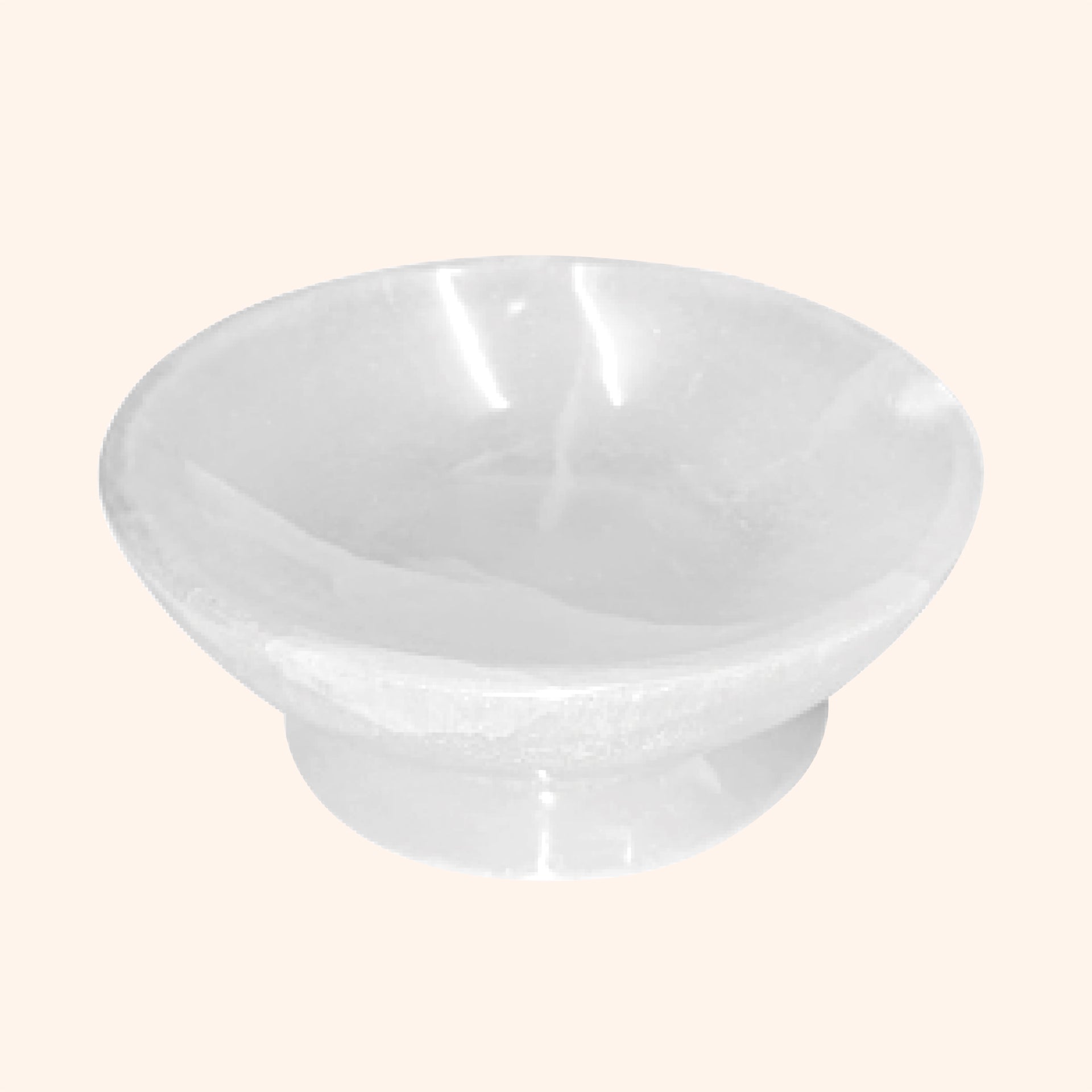 VASTU VARDAN CRYSTAL ICE CREAM BOWL 10CM