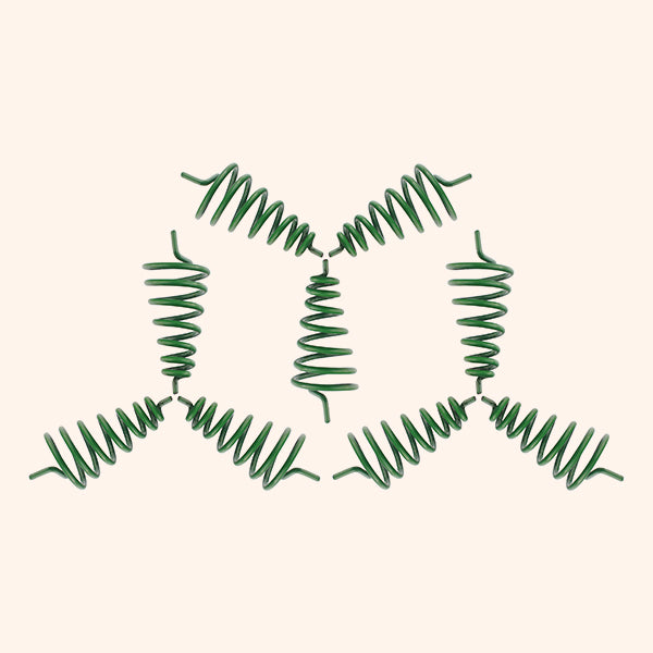 GREEN CLOCK WISE SPRING SET 9