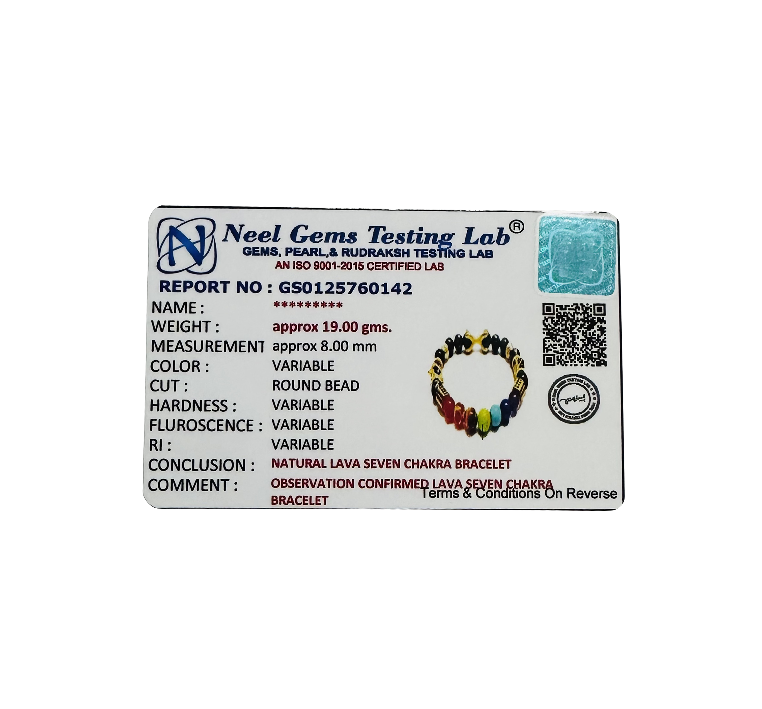 VASTU VARDAN SEVEN CHAKRA DESTINY CLAW BRACELET