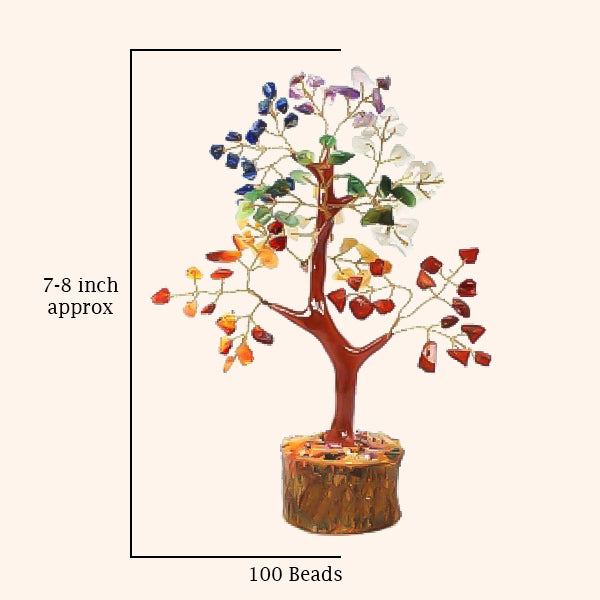 VASTU VARDAN SEVEN CHAKRA TREE 100 BEADS || TREE FOR ENERGY BALANCING, MEDITATION, AND SPIRITUAL PRACTICES || PERFECT FOR HOME DECOR