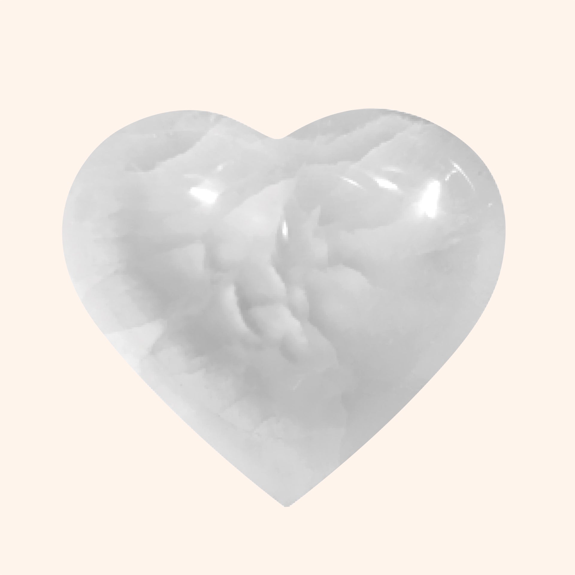 VASTU VARDAN CRYSTAL HEART SHAPE BOWL 10CM