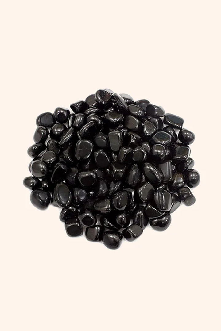 BLACK ONYX  CRYSTAL TUMBLE - 100 GRAM - Suitable for Reiki, healing sessions & spiritual practices
