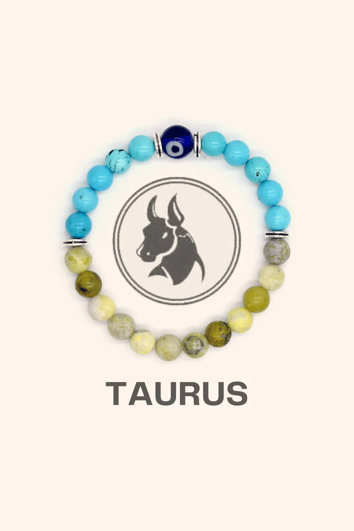 TAURUS (वृषभ) RASHI BRACELET -Prosperity Protection & Emotional Balance