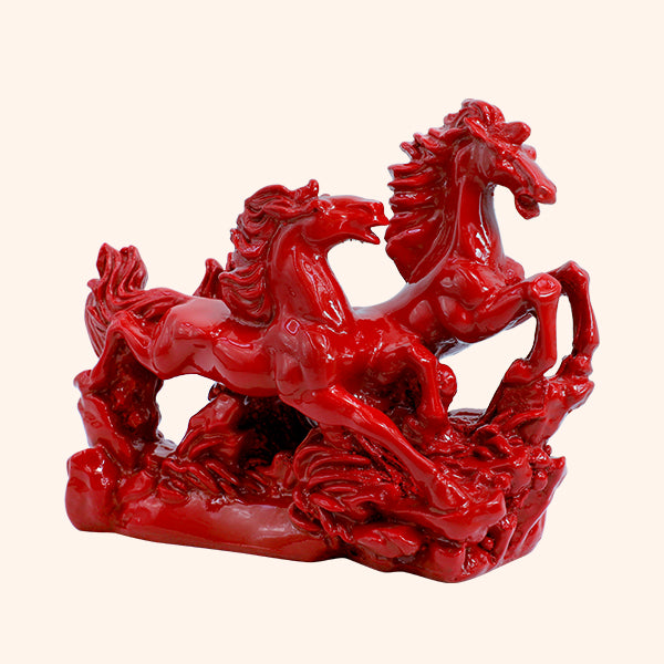 VASTU VARDAN TWO SMALL RED HORSE