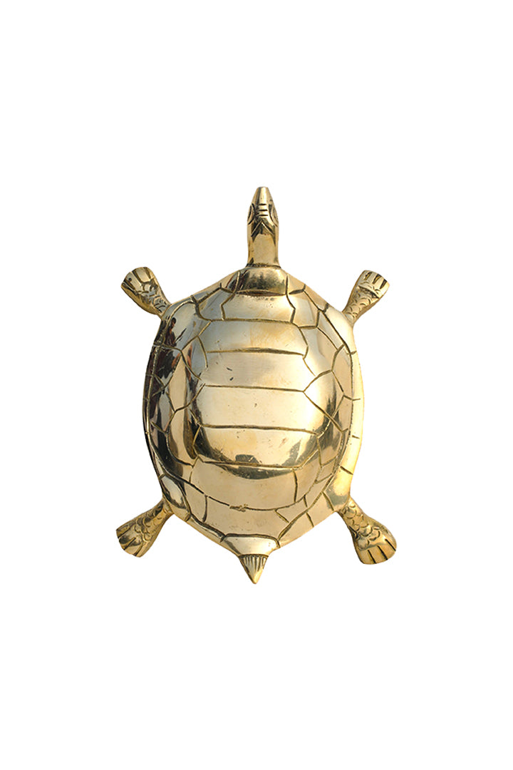 VASTU VARDAN BRASS HOLLOW BIG TURTLE