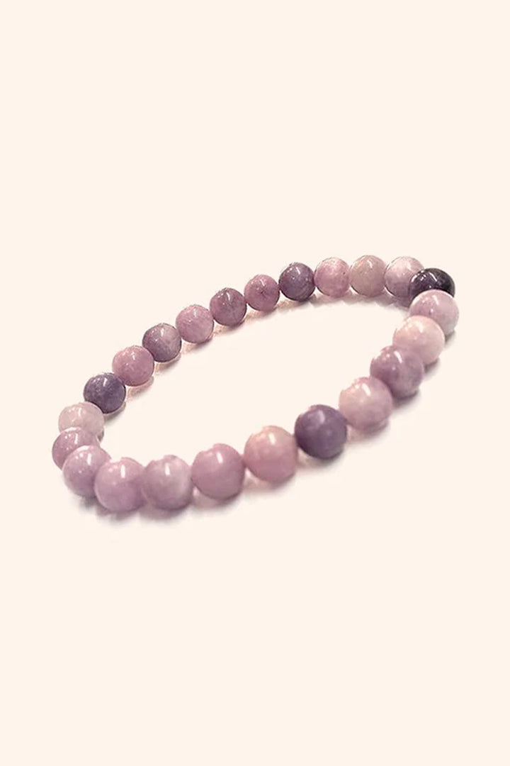 LEPIDOLITE BRACELET - Emotional Balance & Calm Energy