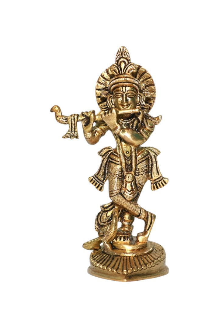 VASTU VARDAN BRASS KRISHNA JI STATUE