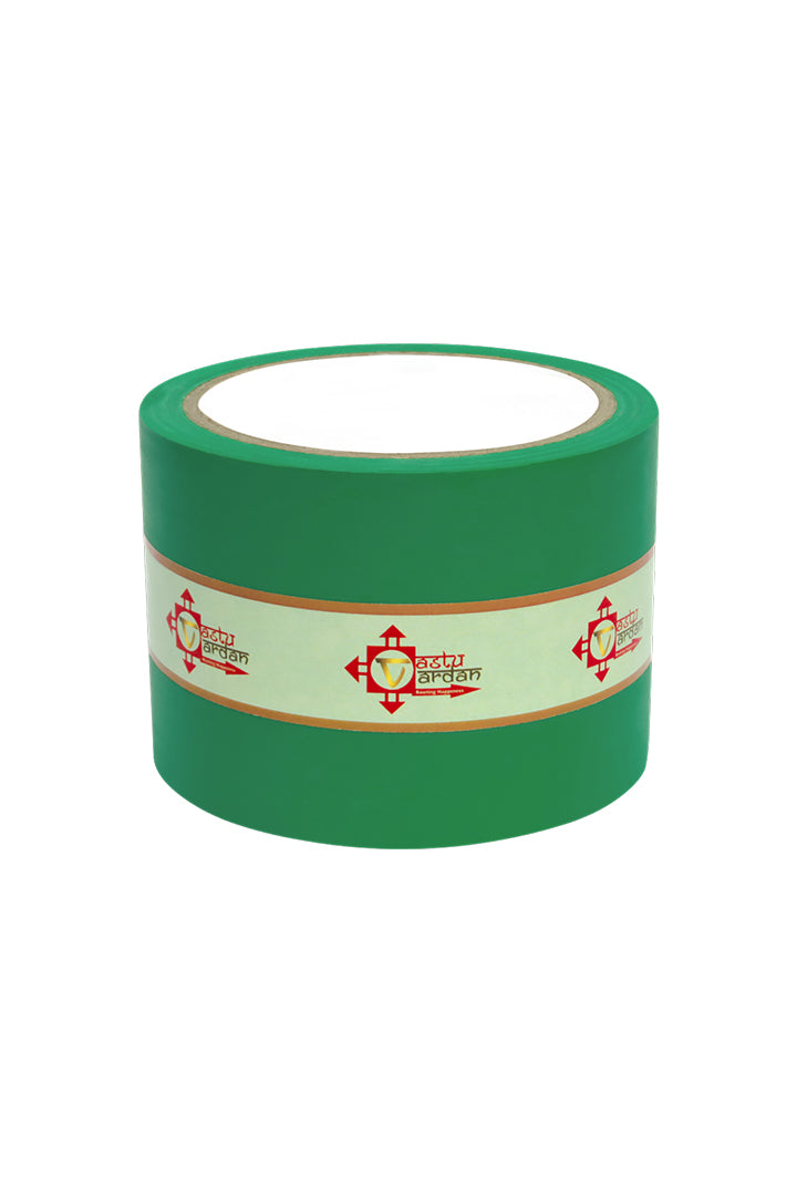 GREEN VASTU CORRECTION TAPE | 3 INCH | LENGTH- 16 METER APPROX | TOILET VASTU REMEDY | PACK OF 1