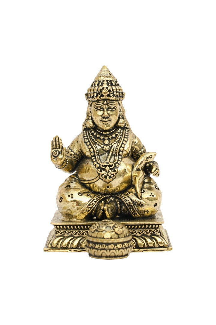 VASTU VARDAN BRASS DHAN KUBER JI 3 INCH (APPROX)