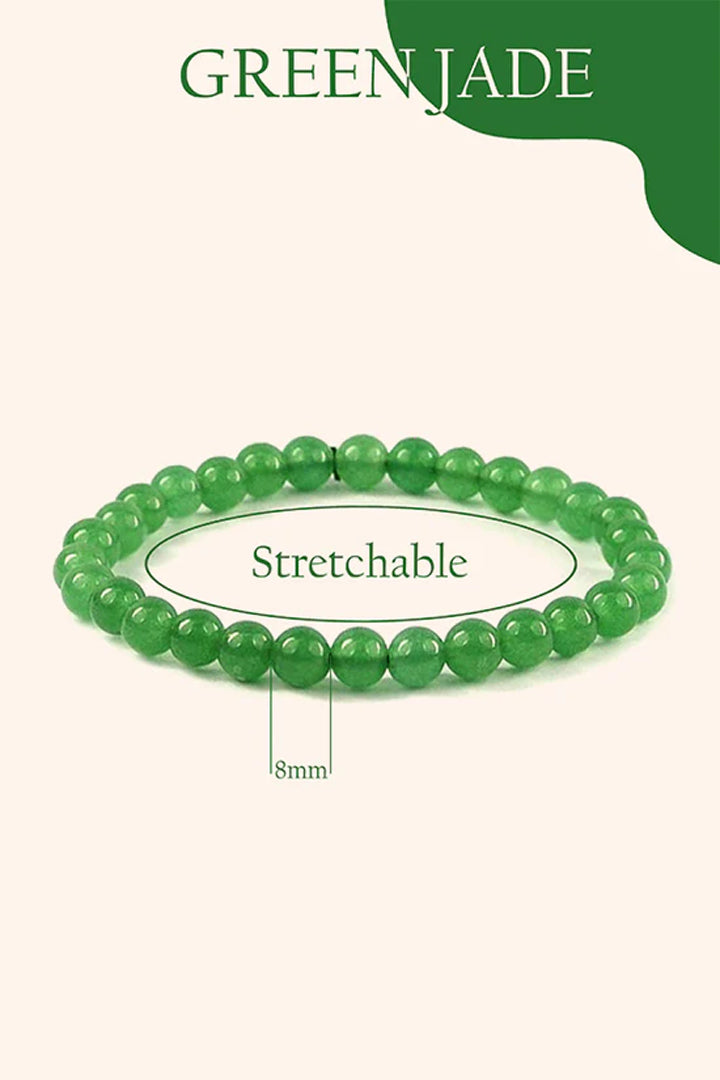 GREEN JADE BRACELET - Prosperity, Harmony & Protection