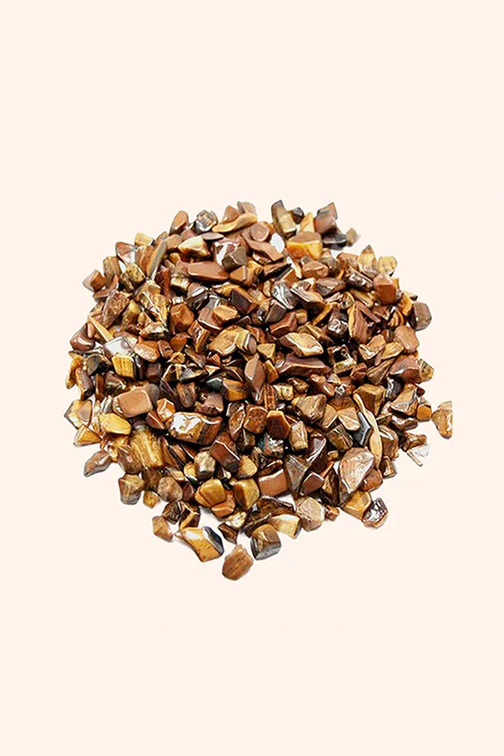 TIGER EYE CRYSTAL CHIPS - Natural Protection, Confidence & Abundance Energy