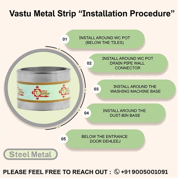 VASTU VARDAN 4 FEET 1 INCH IRON STRIP