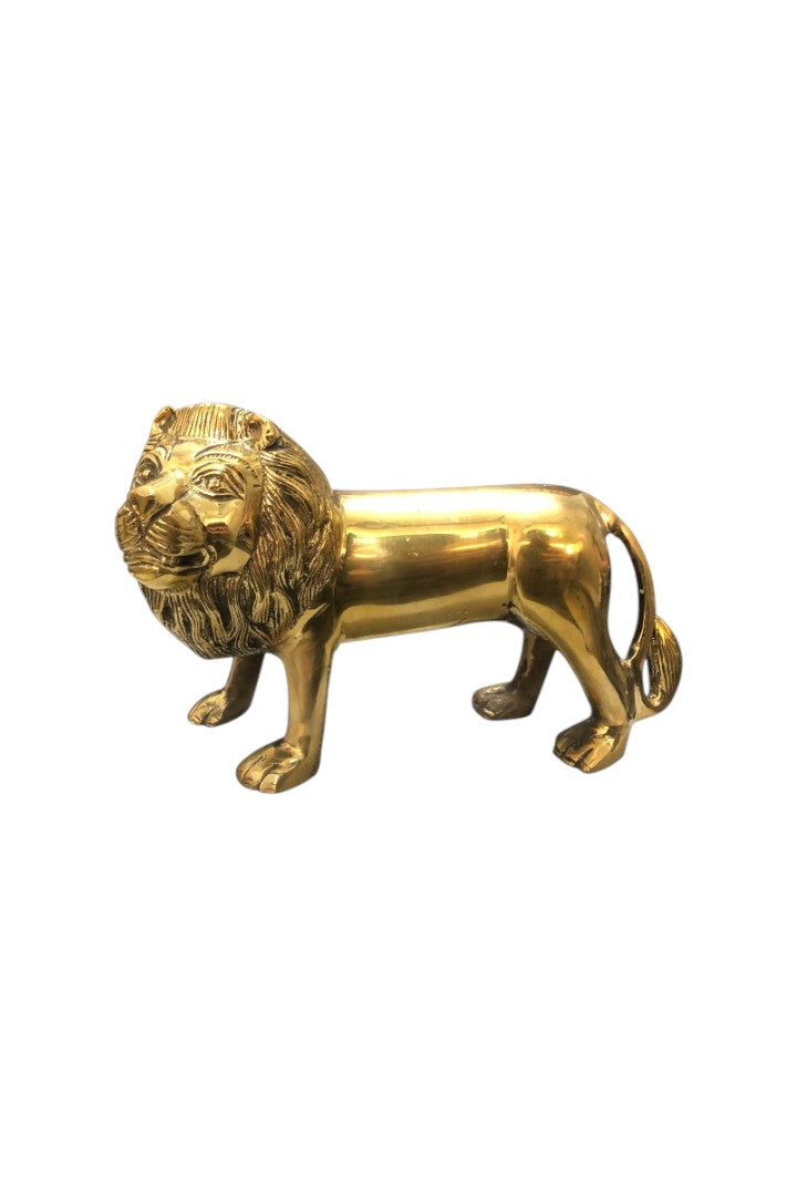 VASTU VARDAN BRASS LION STATUE 5.5 INCH (APPROX)