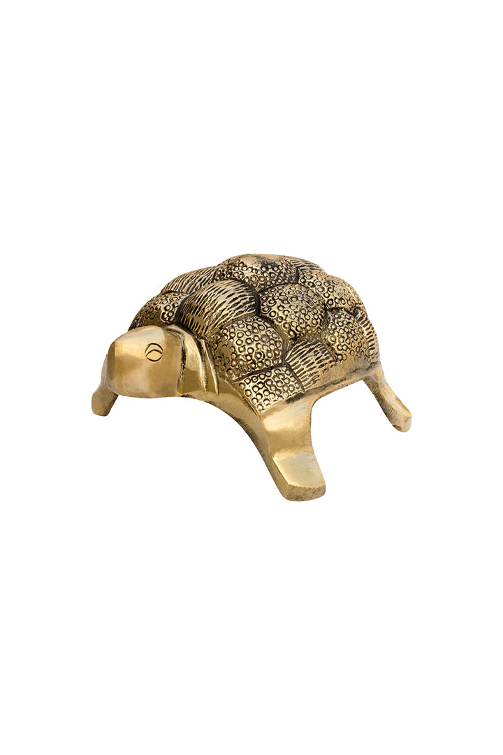 VASTU VARDAN BRASS HOLLOW SMALL TURTLE