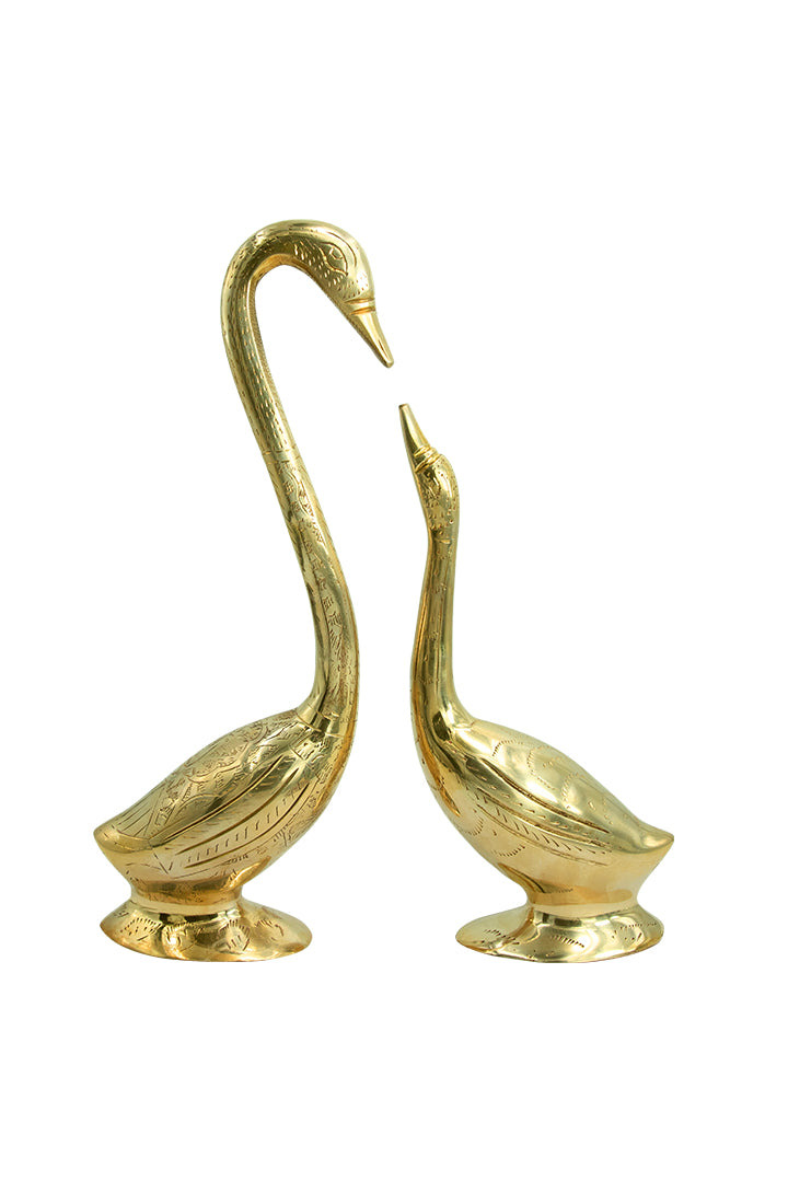 VASTU VARDAN BRASS SWAN PAIR