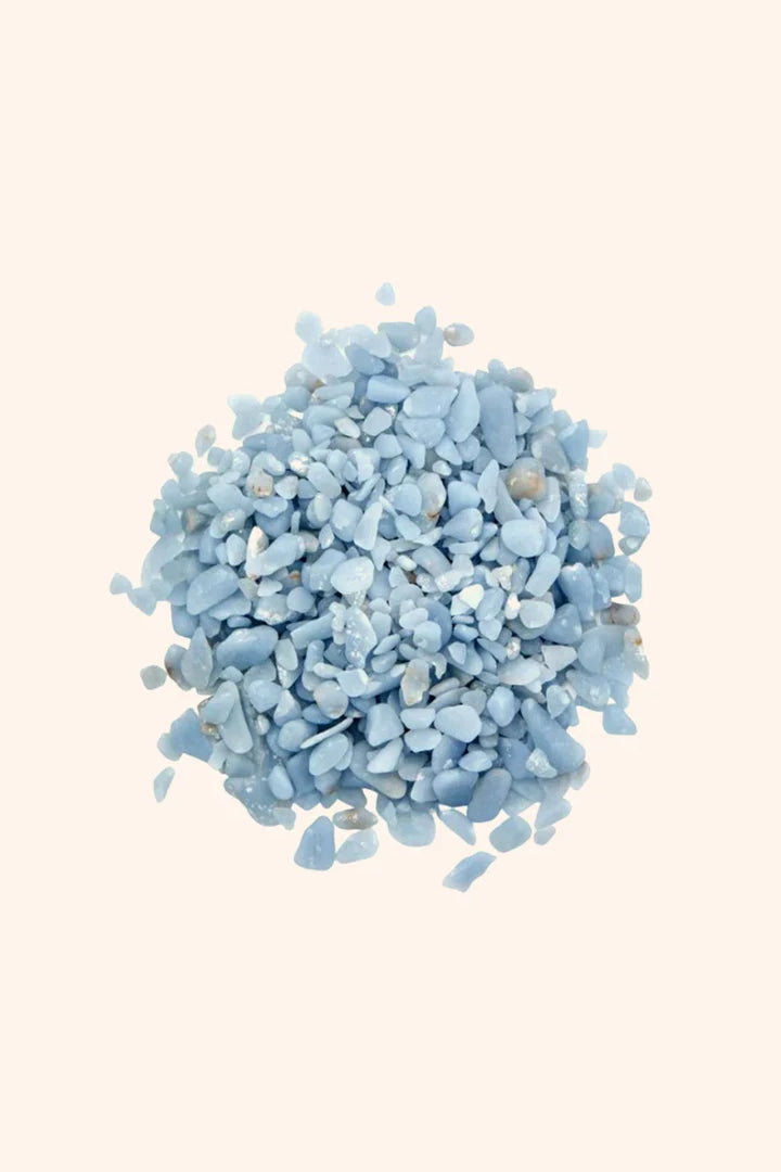ANGELITE CRYSTAL CHIPS - Calmness, Communication & Higher Awareness