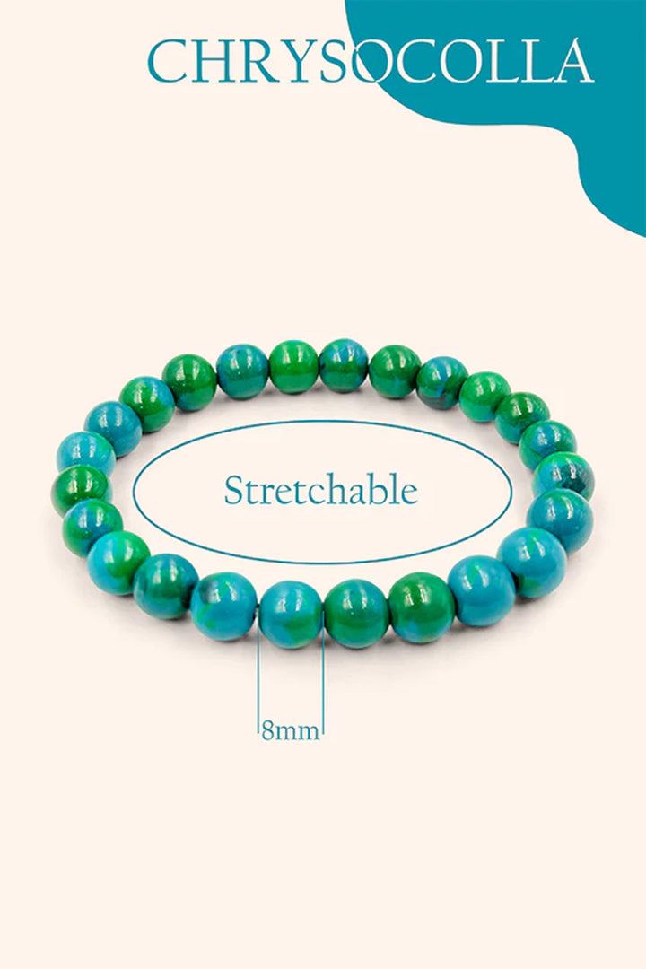 CHRYSOCOLLA BRACELET - Calmness & Communication