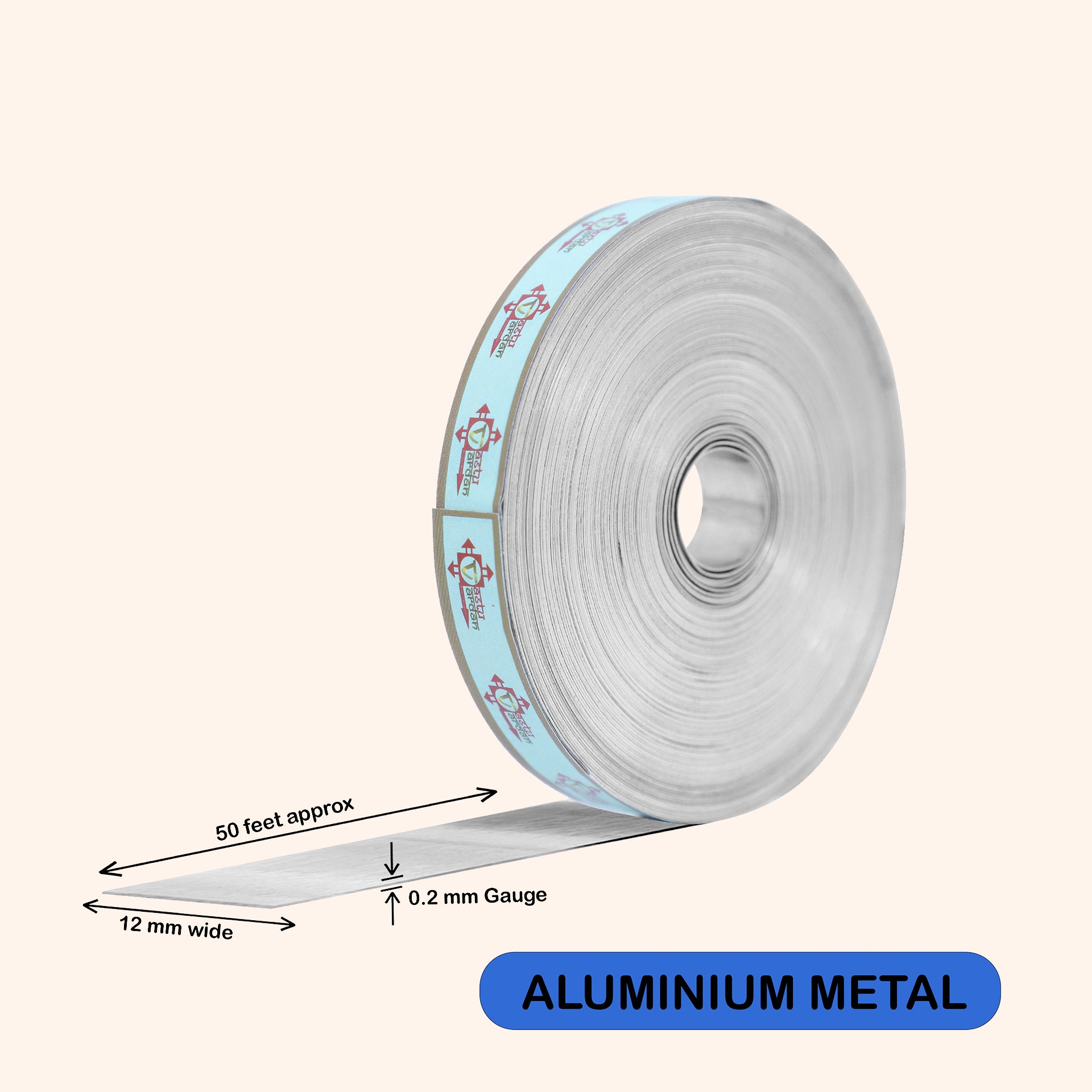 VASTU VARDAN 50 FEET 0.5 INCH ALUMINIUM STRIP