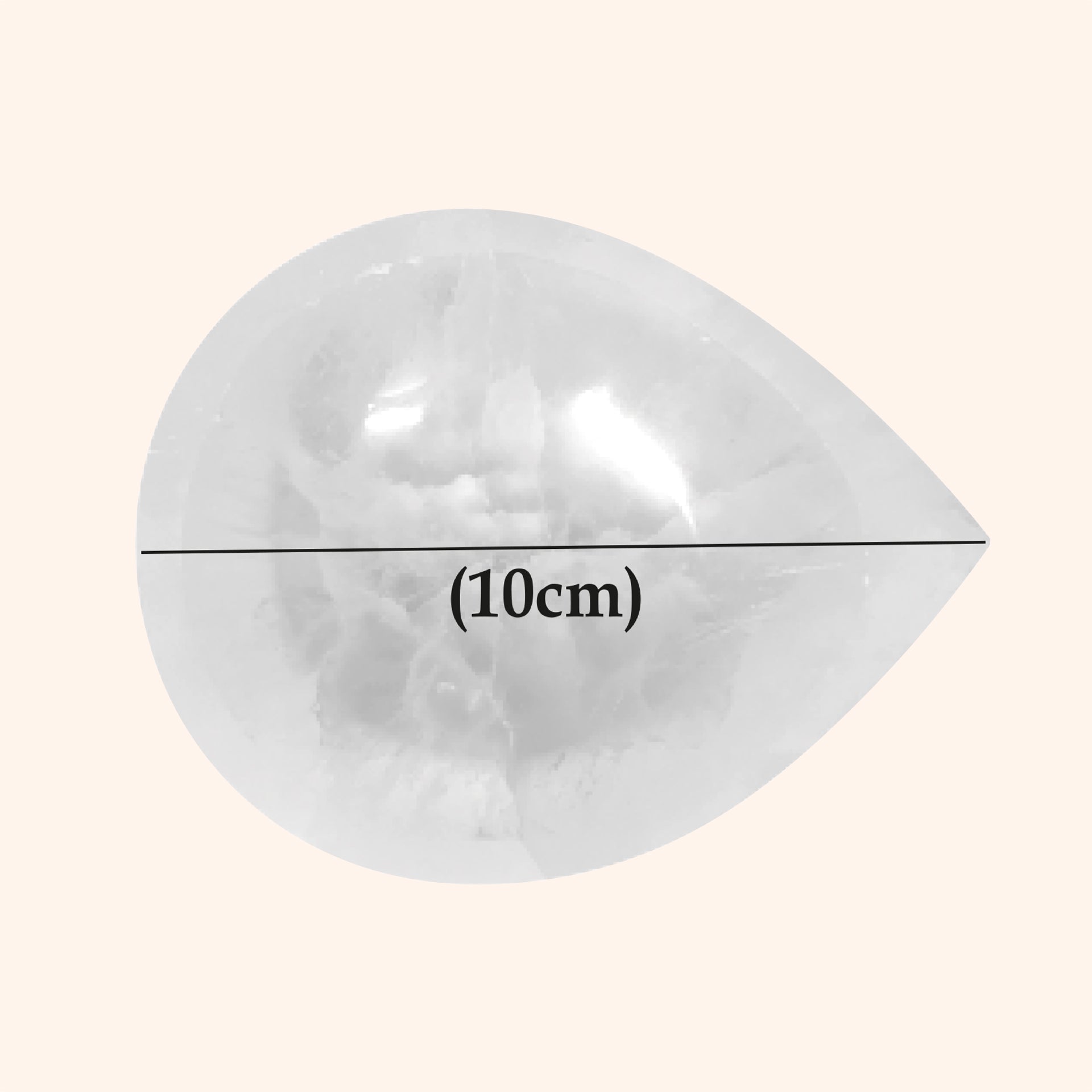 VASTU VARDAN CRYSTAL DIYA SHAPE BOWL 10CM