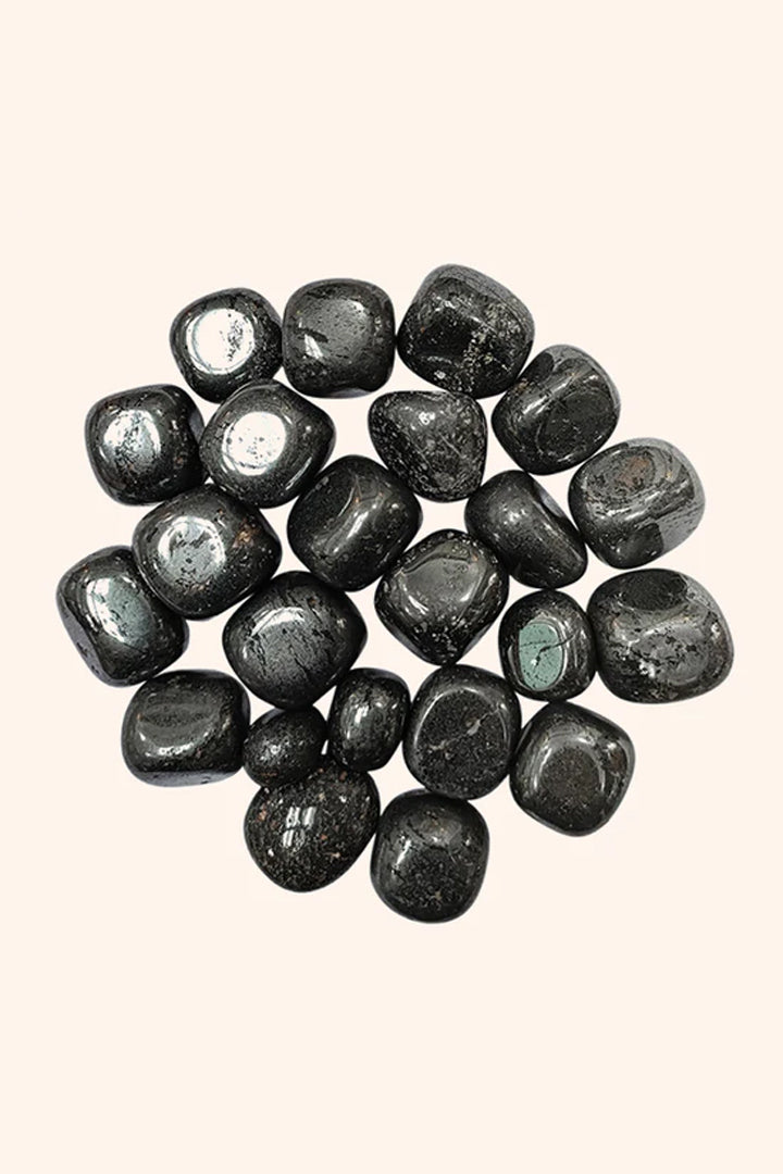 HEMATITE CRYSTAL TUMBLE - 100 GRAM - Use in crystal healing, Reiki & energy balancing practices