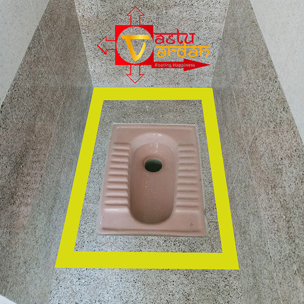 YELLOW VASTU CORRECTION TAPE | 4 INCH | LENGTH- 16 METER APPROX | TOILET VASTU REMEDY | PACK OF 1