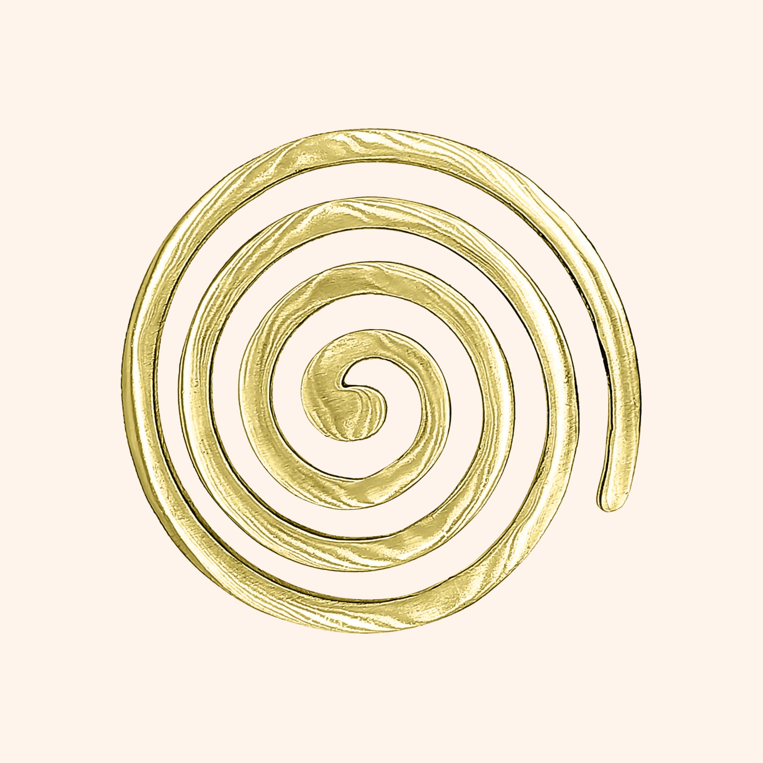 VASTU VARDAN BRASS PLAIN HELIX 6 INCH