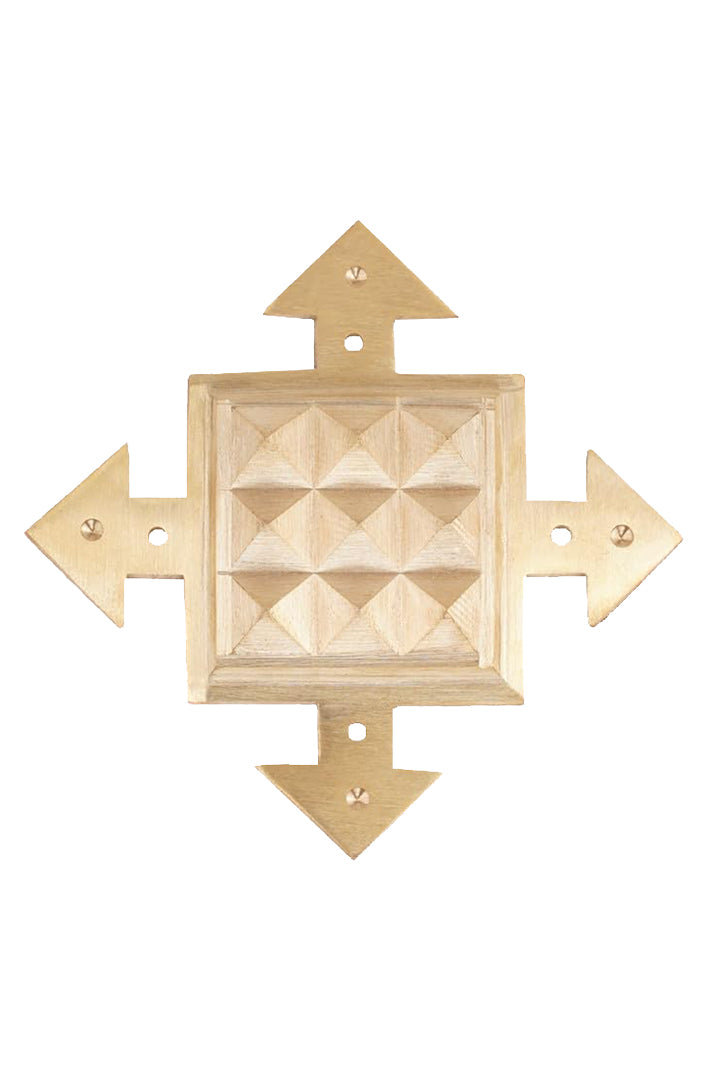 VASTU VARDAN BRASS PYRAMID ARROW HELIX (4 INCH)