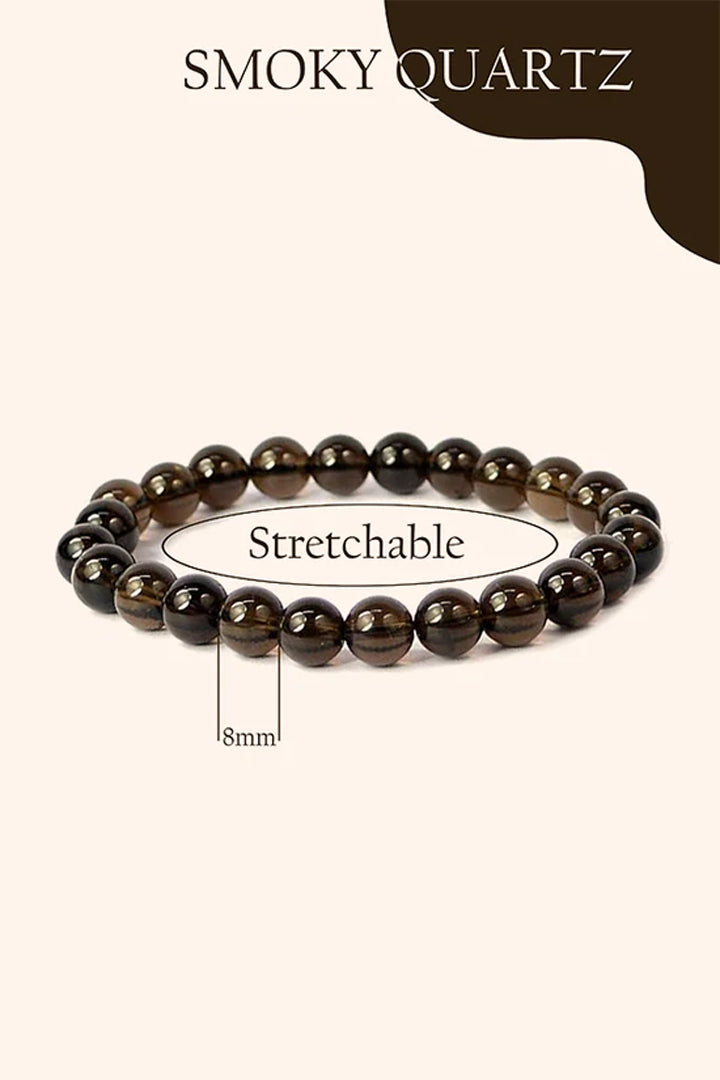 SMOKY QUARTZ BRACELET -  Confidence and inner strength