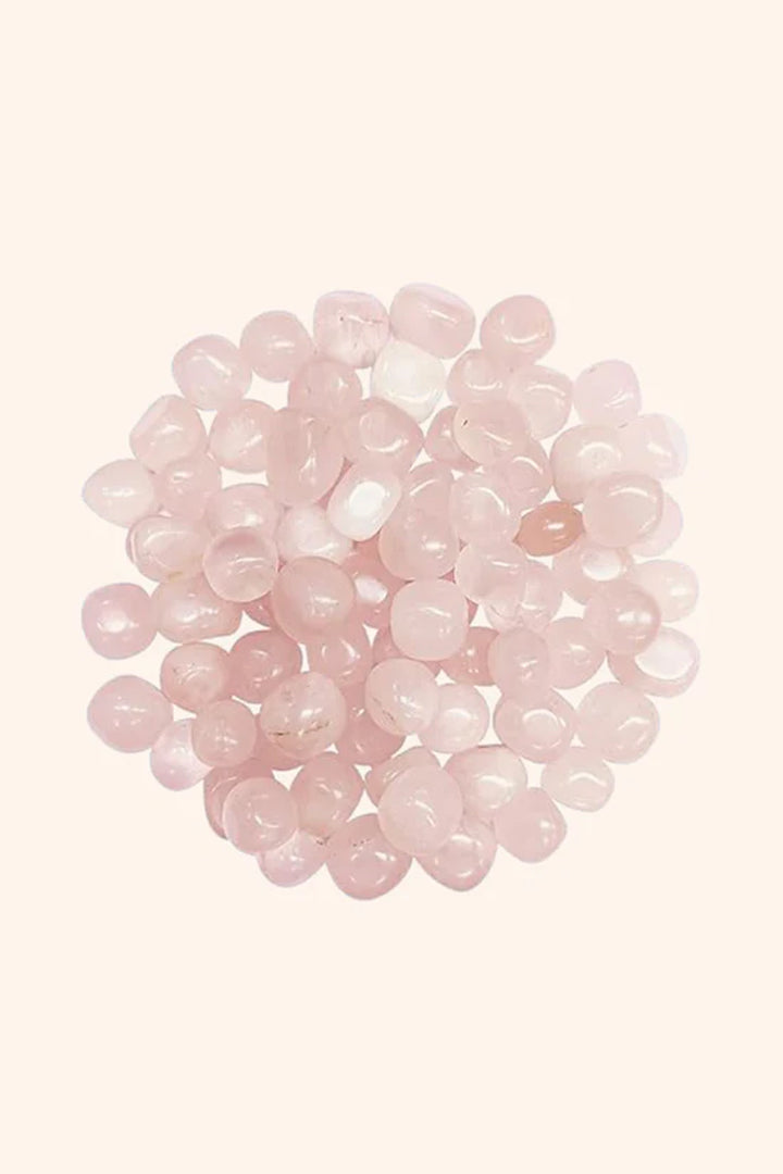 ROSE QUARTZ CRYSTAL TUMBLE 100 GRAM - Encourages self-love & confidence