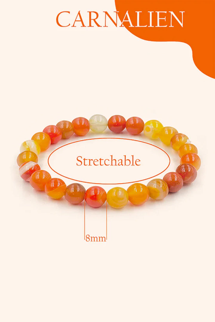 CARNELIAN BRACELET - Energy & Confidence Boost