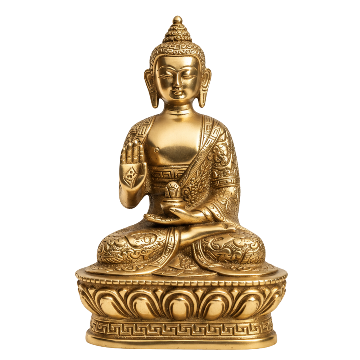VASTU VARDAN BRASS BUDDHA JI STATUE