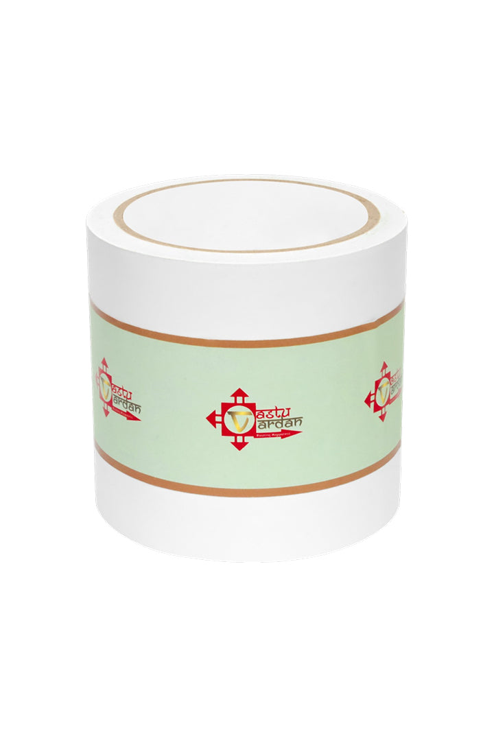 WHITE VASTU CORRECTION TAPE | 4 INCH | LENGTH- 16 METER APPROX | TOILET VASTU REMEDY | PACK OF 1
