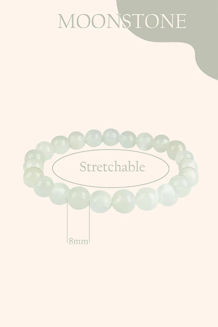 NATURAL MOONSTONE BRACELET -  Intuition & New Beginnings