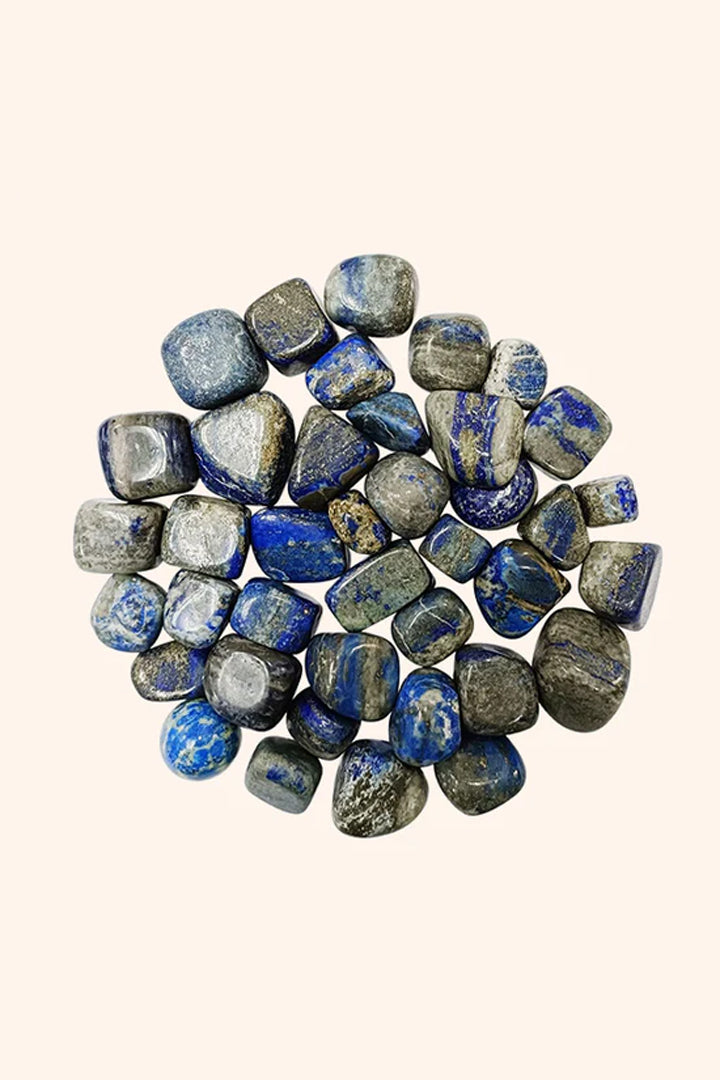 LAPIS LAZULI CRYSTAL TUMBLE 100 GRAM - Wisdom, Clarity & Positive Energy