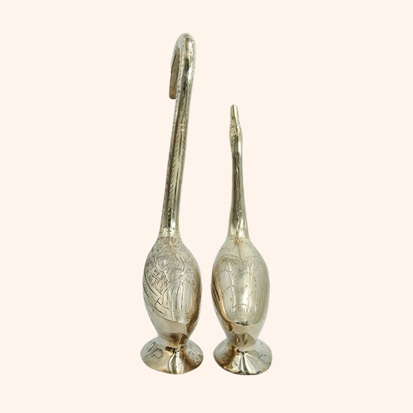 Vastu Brass Swan Pair