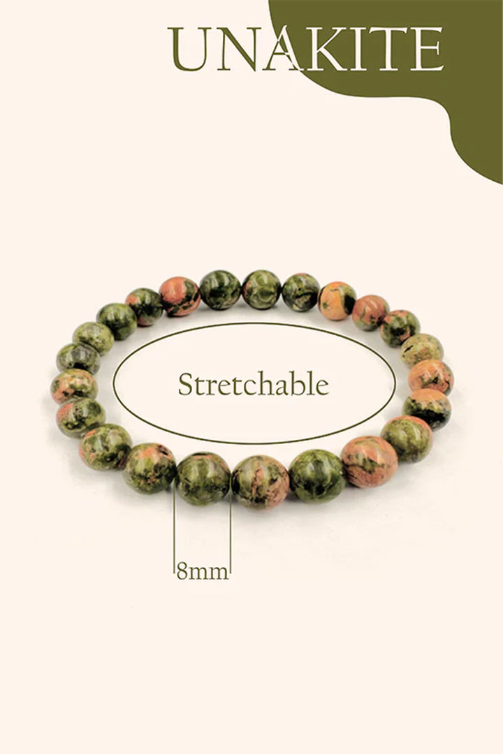 UNAKITE BRACELET - Emotional Healing & Balance