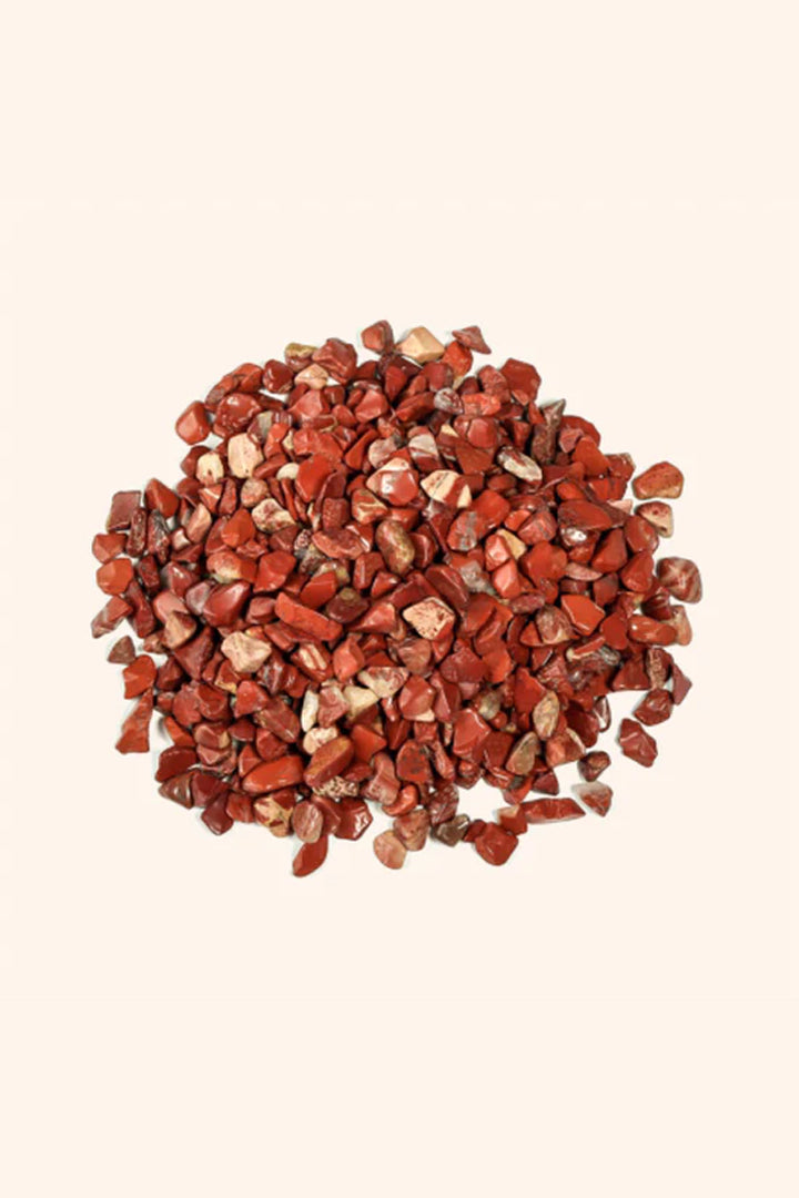 RED JASPER CRYSTAL CHIPS - Natural Energy, Strength & Grounding