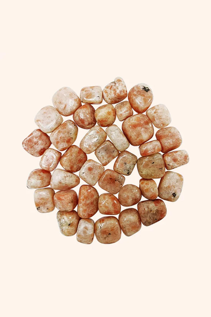 SUNSTONE TUMBLE - 100 GRAM - Stone of Joy, Vitality & Personal Power