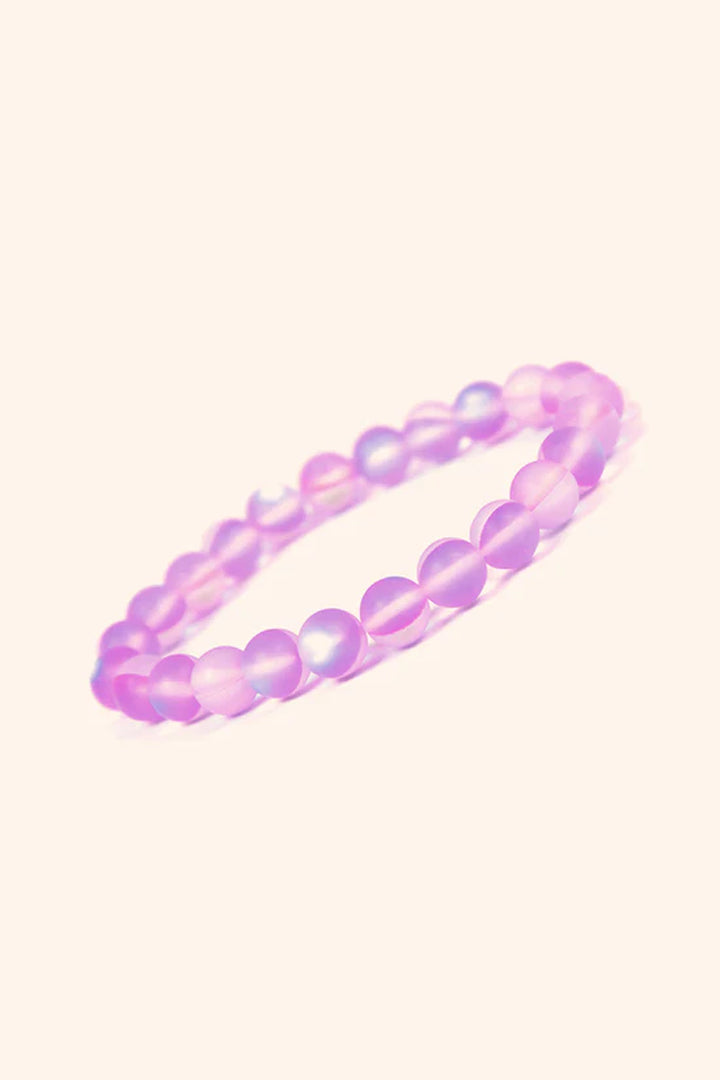 AURA QUARTZ PURPLE BRACELET - Supports Spiritual Growth & Instinct