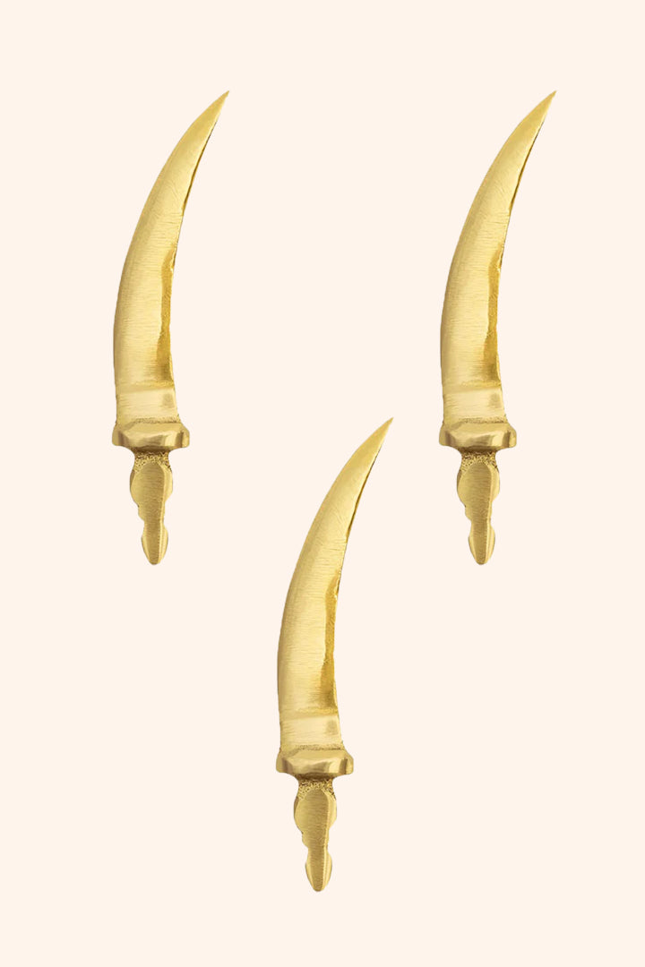 VASTU VARDAN BRASS SWORD SET 3 (TALWAR)